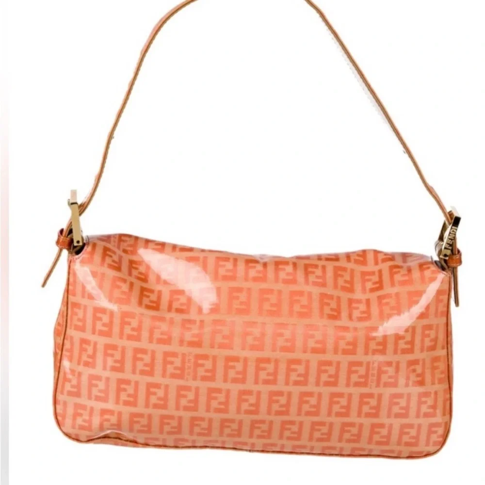 Fendi Zucca Zucchino FF Baguette mini small bag - Picture 4 of 7